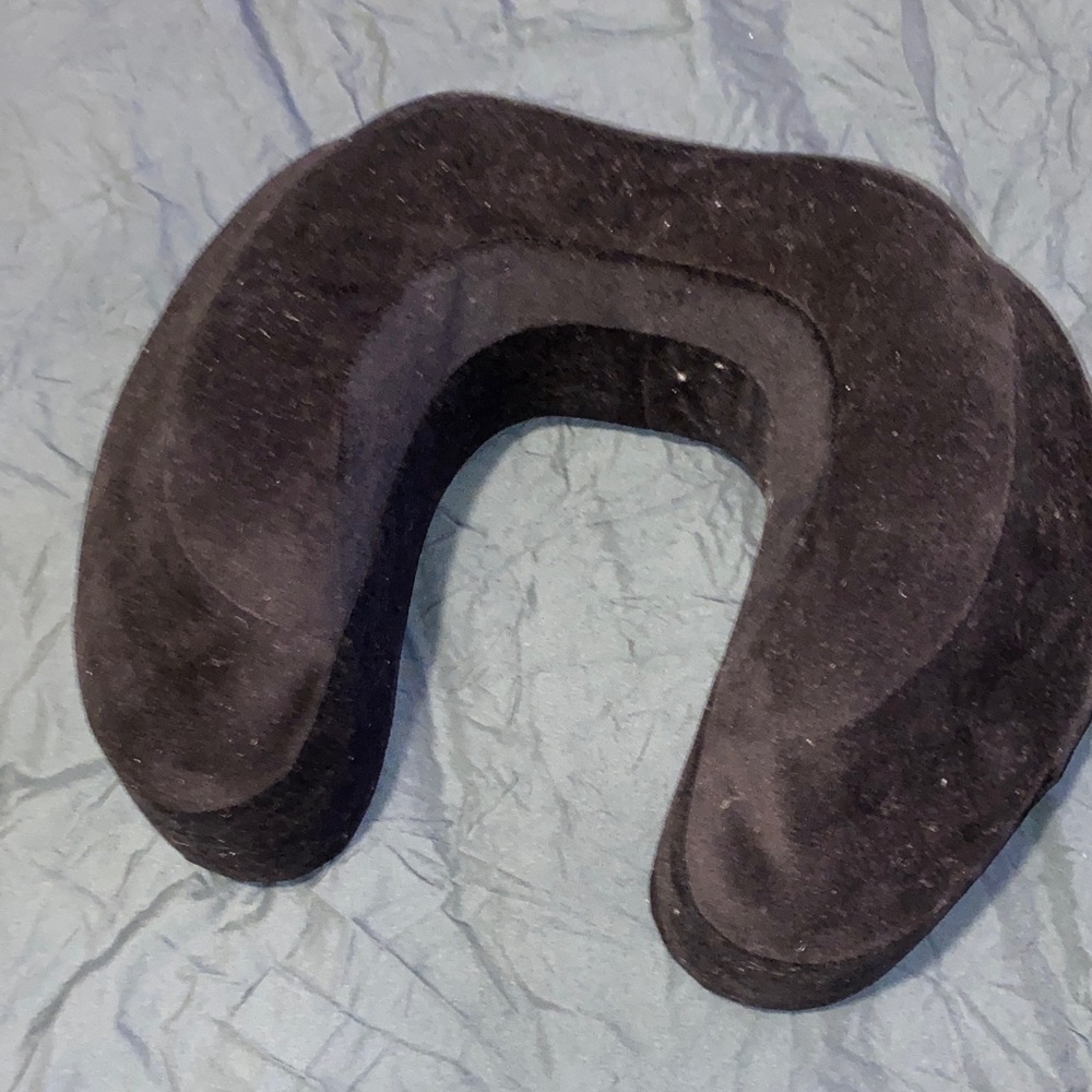 Black Travel Neck Pillow